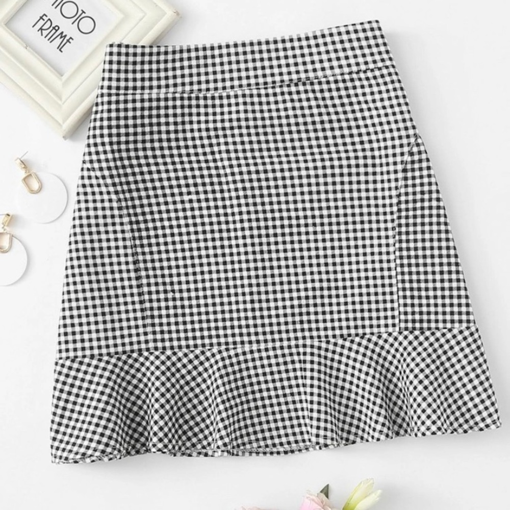 Plad skirt